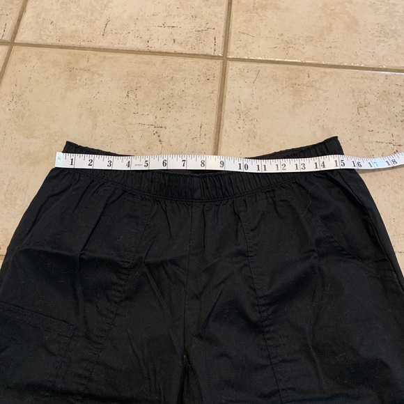 Cherokee Workwear Black Cargo Scrub Pants Sz M - Picture 6 of 8